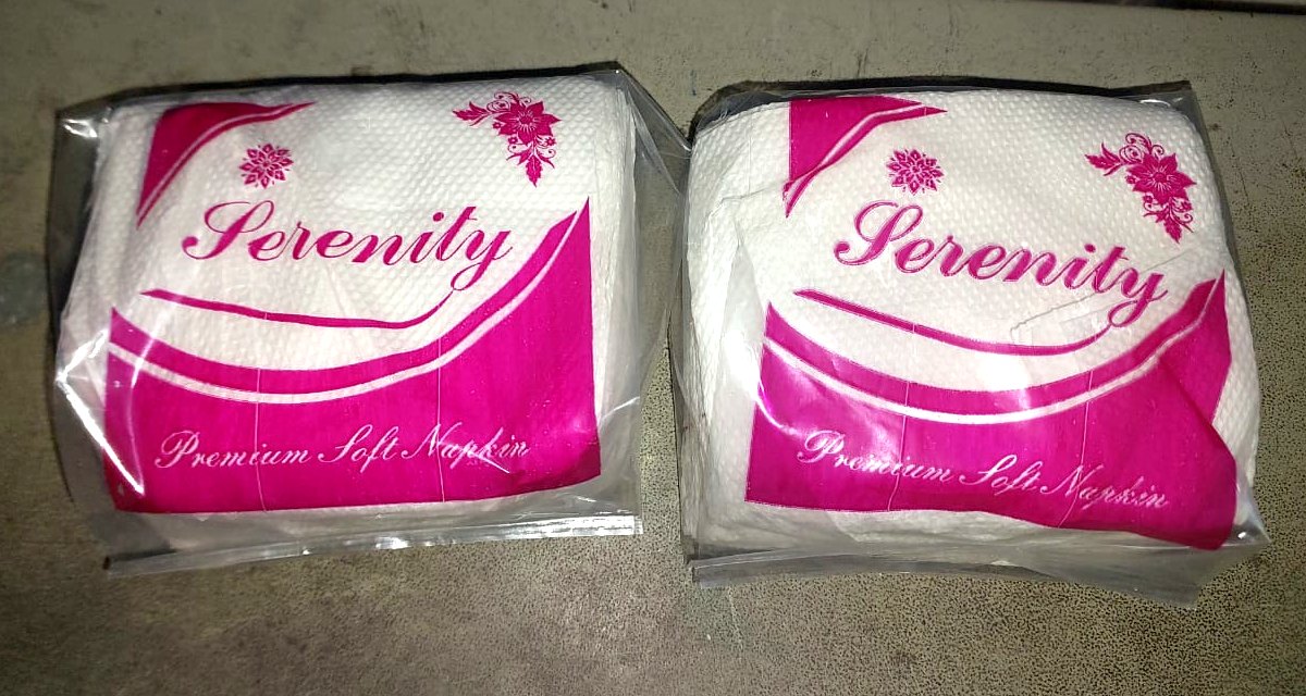 Serenity Premium Soft Napkin floral packs